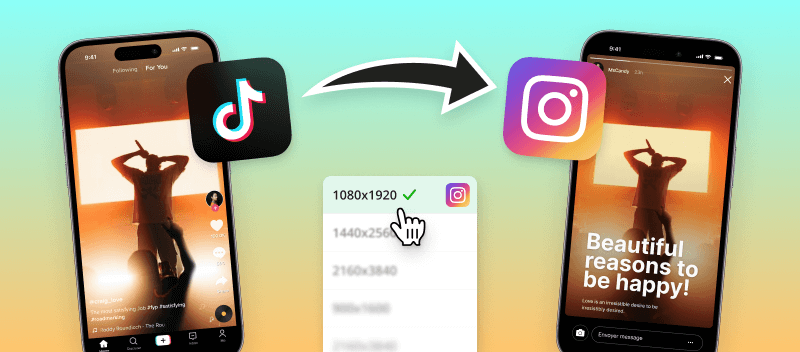 How to Resize TikTok Video for Instagram